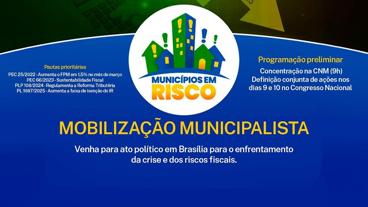 Prefeito de Hugo Napoleão participa de mobilização municipalista em Brasília e reúne-se com parlamentares